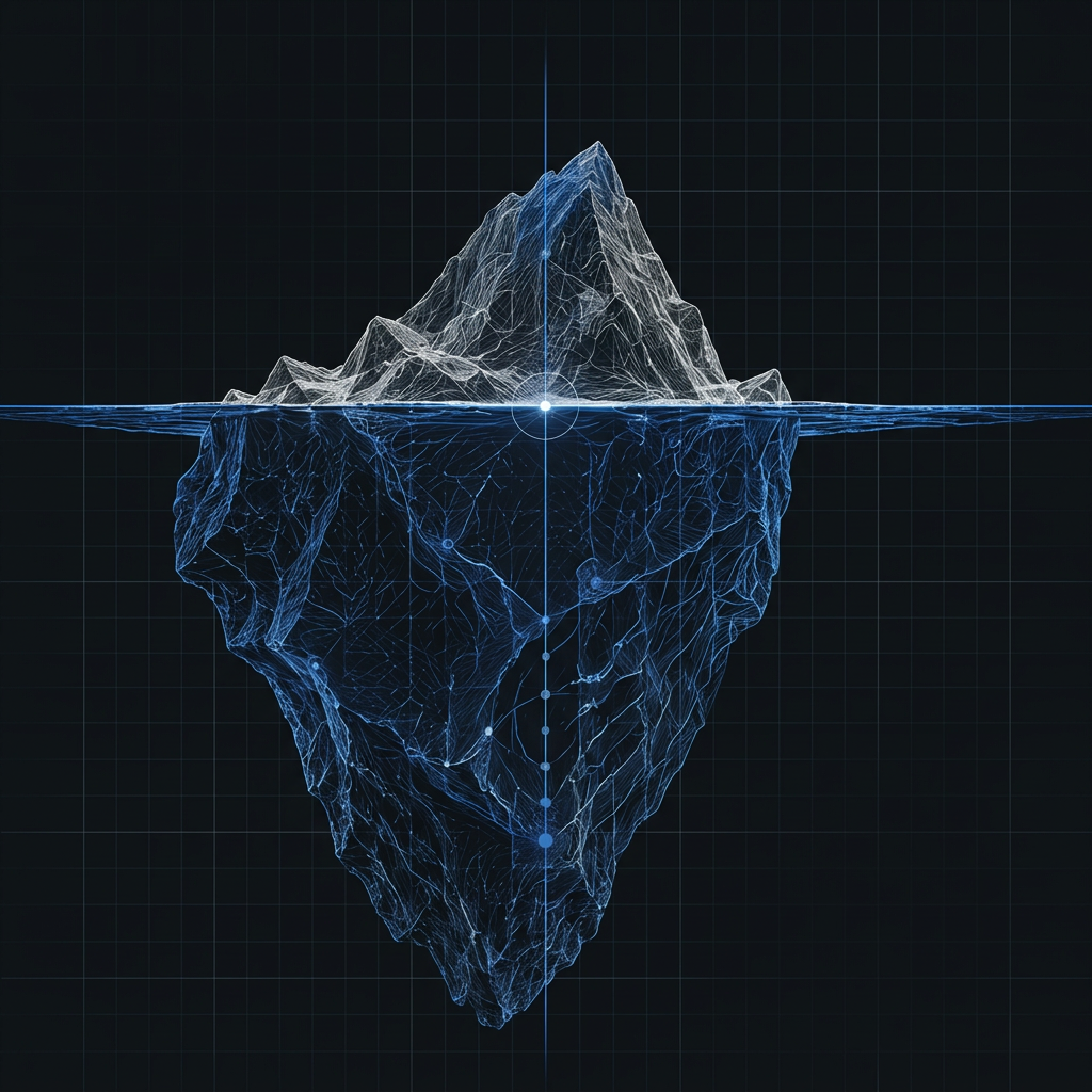 Iceberg estratégico revela uma estrutura muito maior sob a superfície